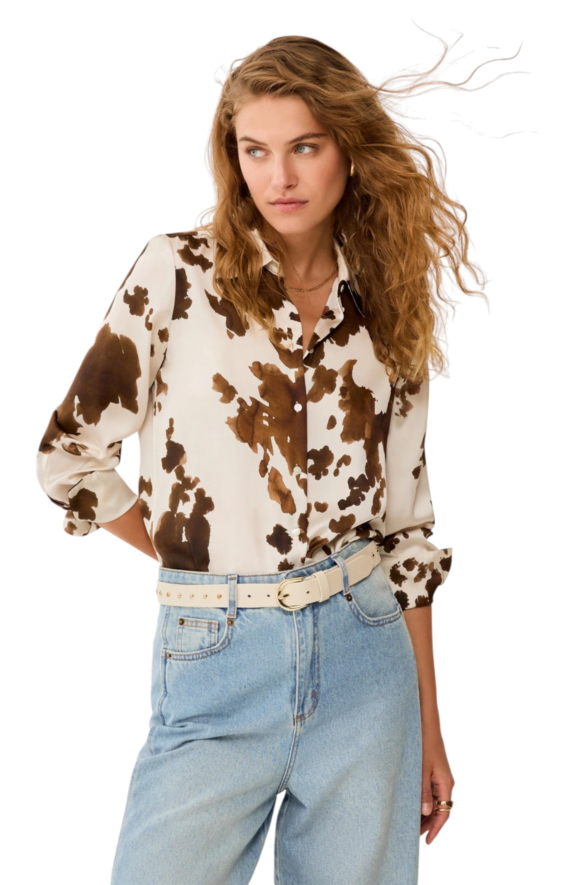 PENNYBLACK Camicia Pennyblack donna 2611111113200 001 Alpe Fantasia Maculata Avorio<BR/> 2611111113200 001