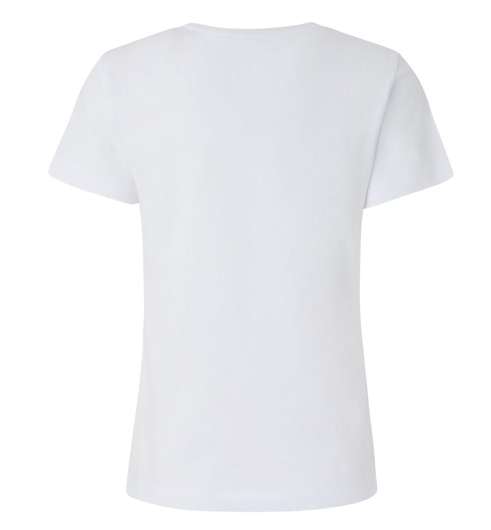 PINKO T-shirt Pinko donna 100355A2HN Bianca manica corta logo ricamato scollo rotondo orlo dritto cotone<BR/> 100355A2HN Z04
