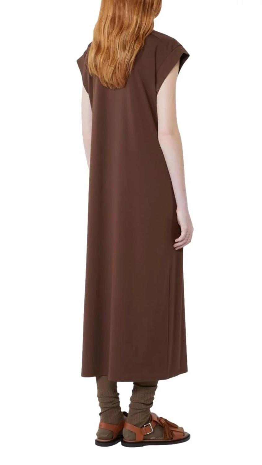 WEEKEND Abito Weekend donna 2615621052600 002 Mirto lungo in lyocell Marrone<BR/> 2615621052600 002