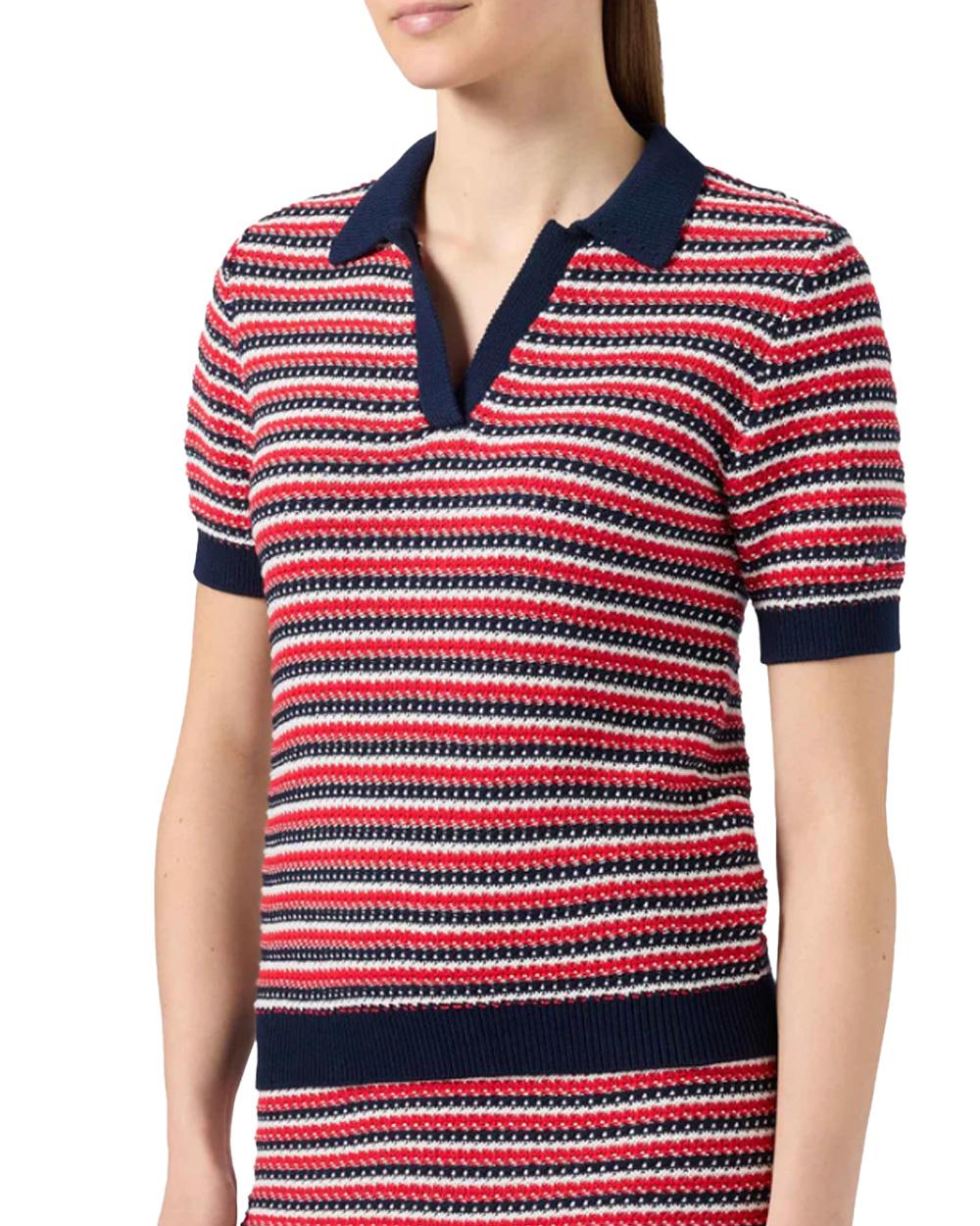 MC2 SAINT BARTH Polo MC2 SAINT BARTH donna Caddy Ridge CDY00300258L Rossa CDY00300258L 1061