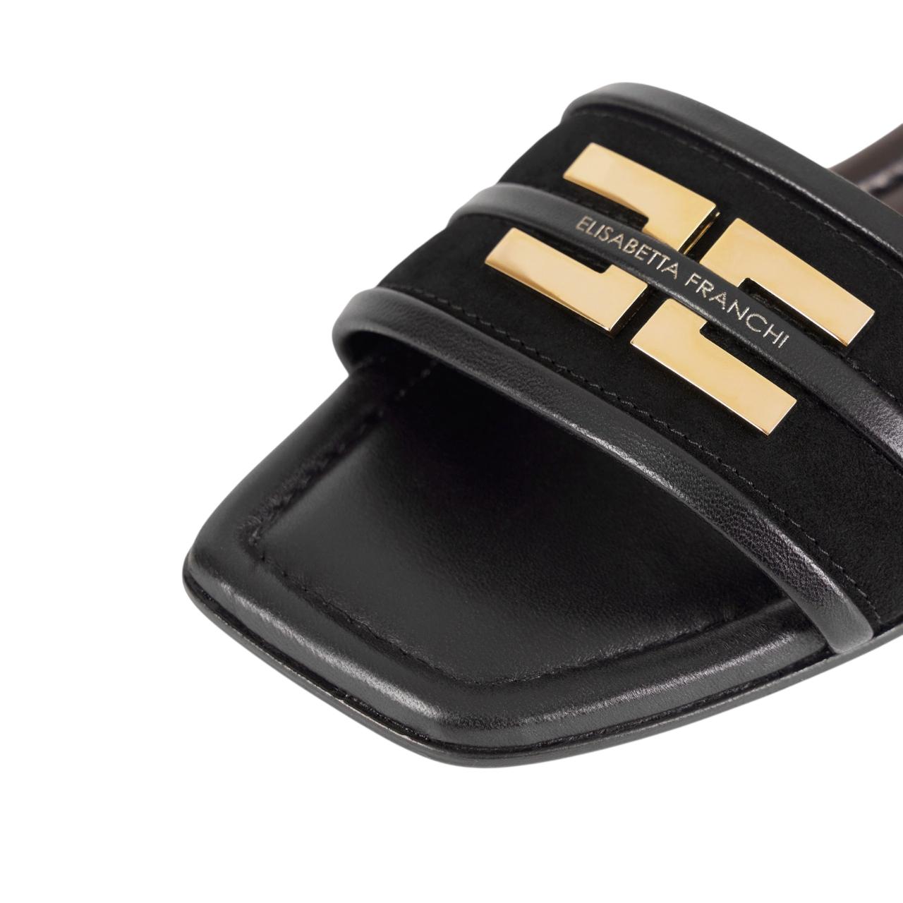 ELISABETTA FRANCHI Sandali Elisabetta Franchi donna SA72L61E2110 Let's Rock Nero<BR/> SA72L61E2 110