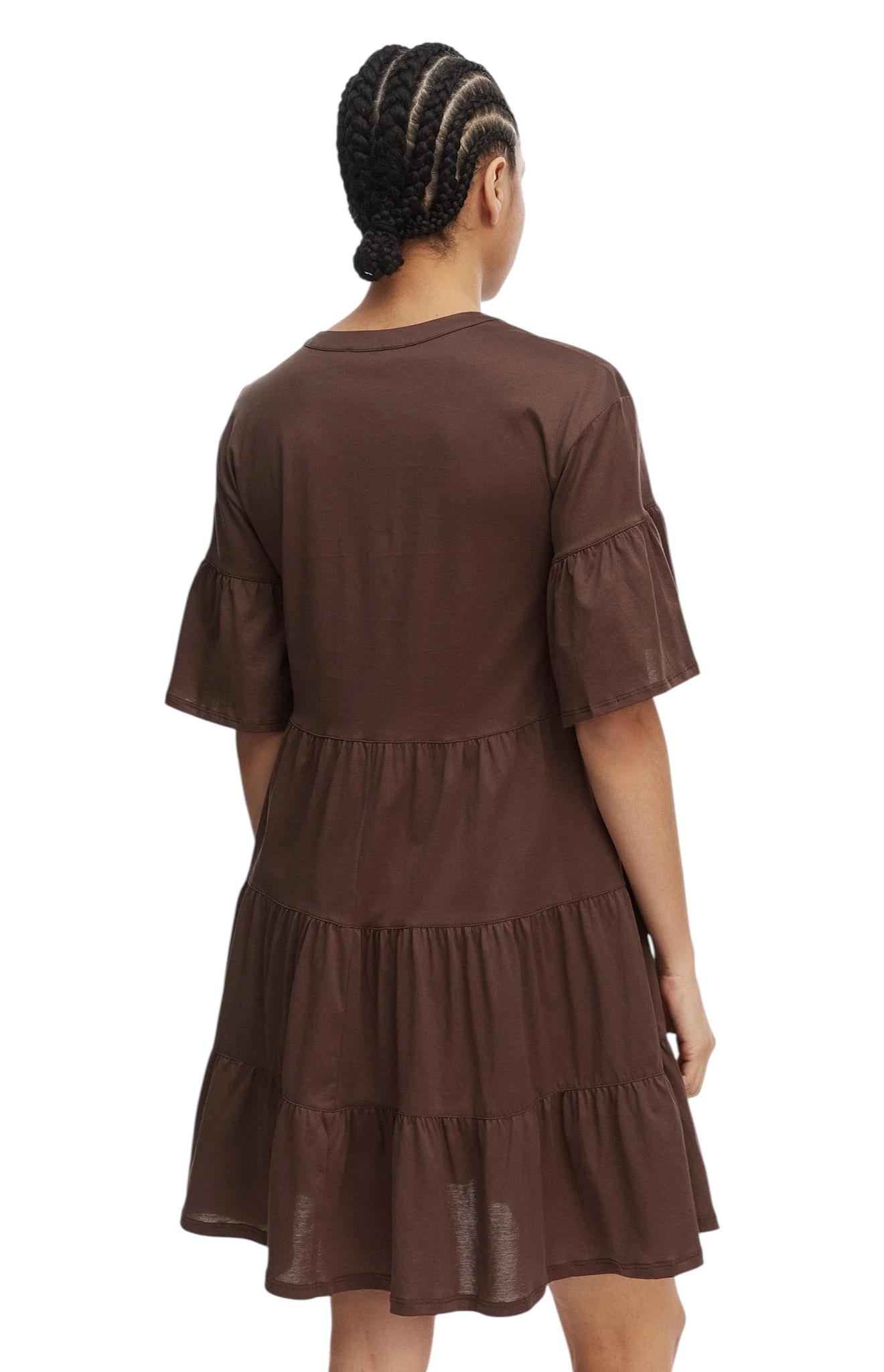 WEEKEND Abito Weekend donna 2615621042600 011 Saggina in jersey di cotone Marrone<BR/> 2615621042600 011