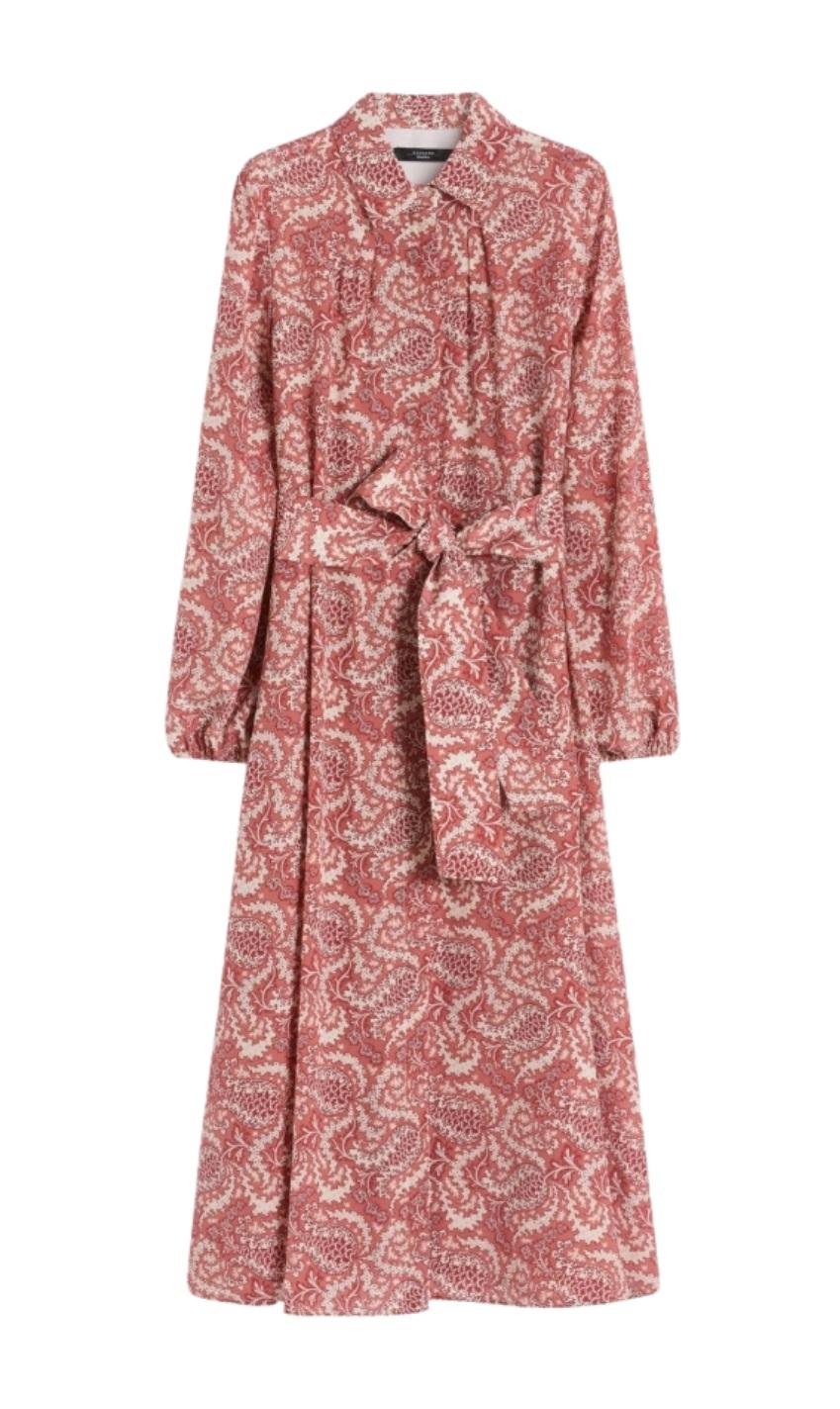 WEEKEND Abito Weekend 2615221172600 010 Ubicato chemisier lungo seta Ciliegia 2615221172600 010