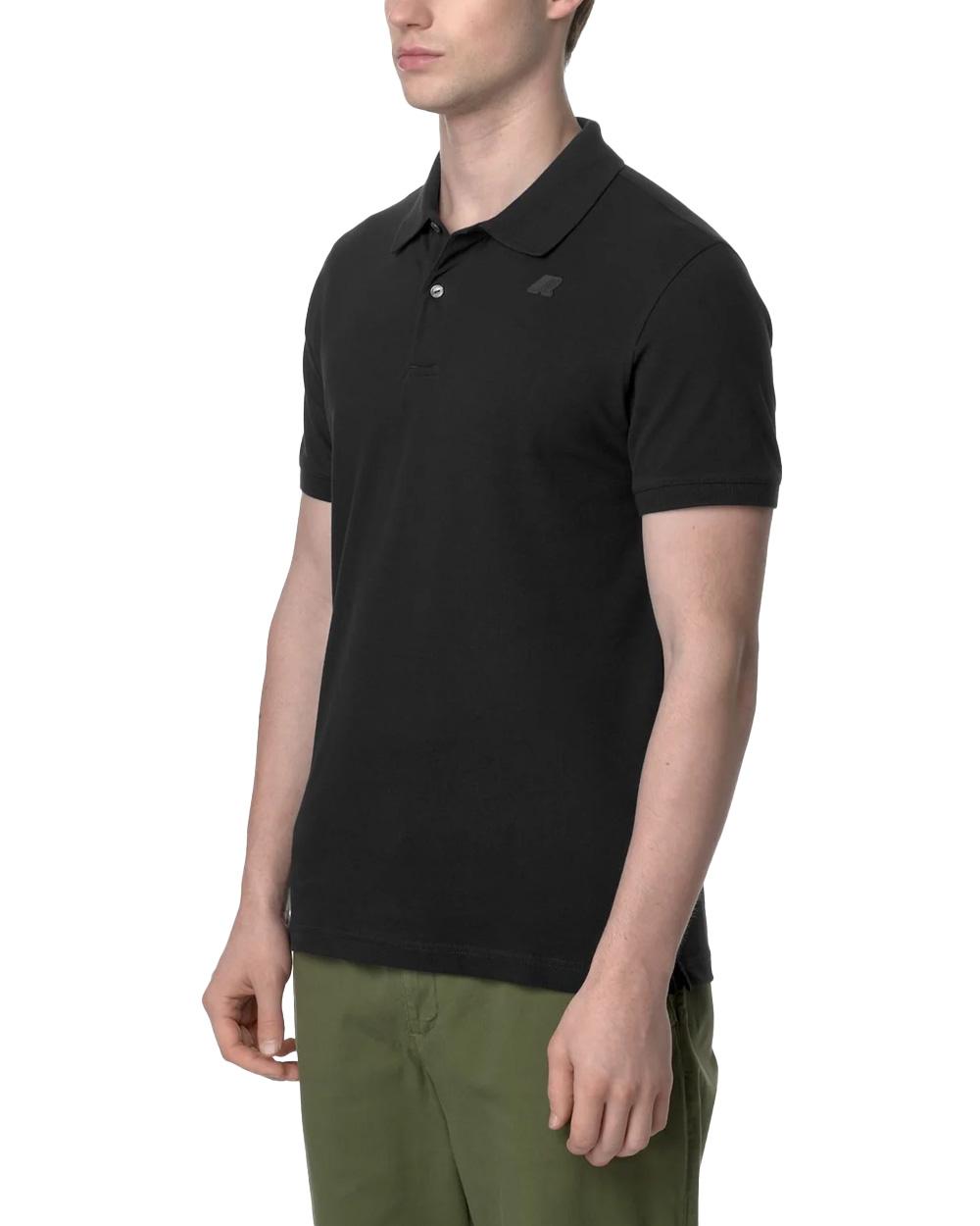 K-WAY Polo K-WAY uomo K5127BW AMEDEE PIQUE SLIM Nera K5127BW USY