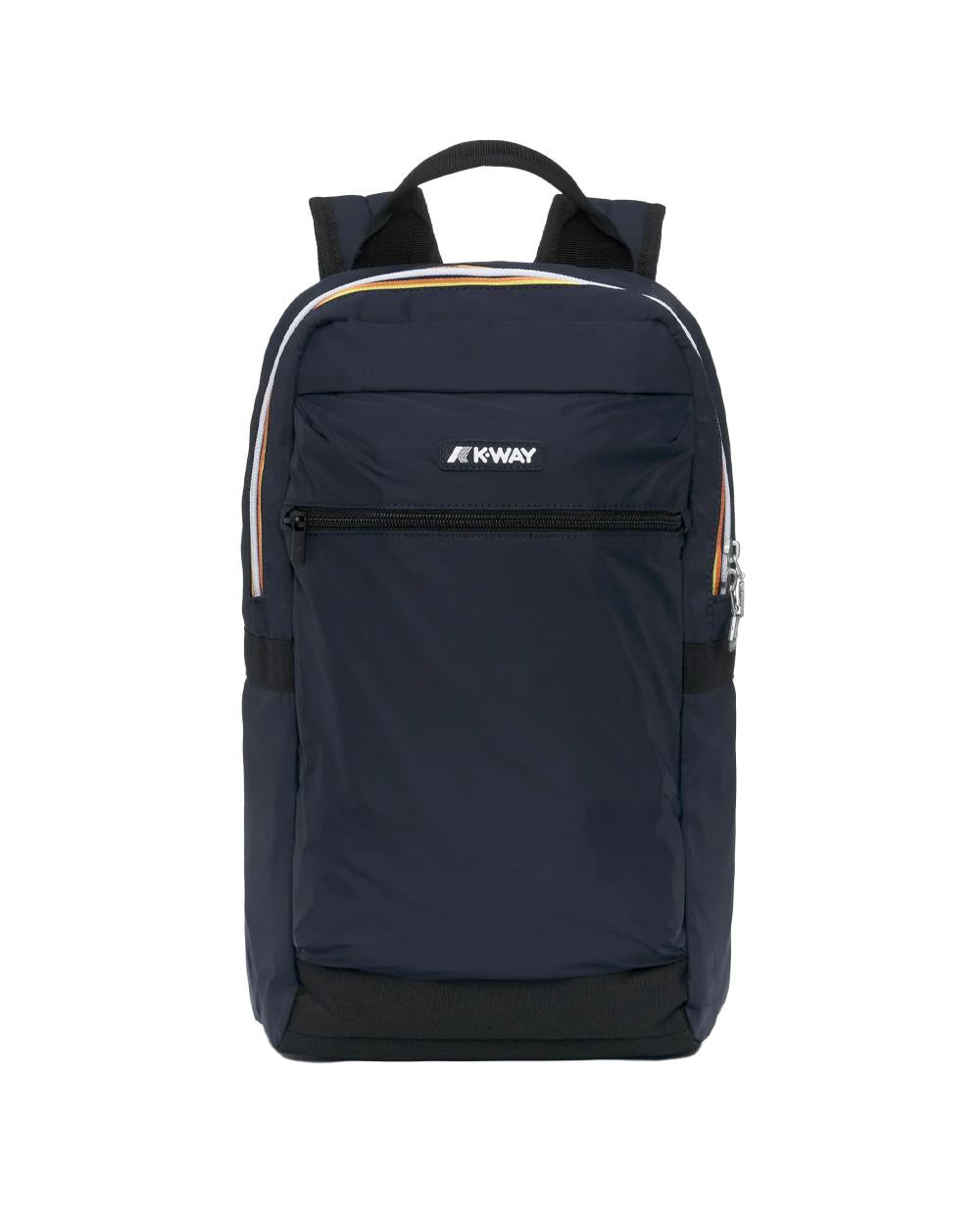 K-WAY Zaino K-WAY unisex K8148CW MID LAON Blu idroreppellente spallacci tasca logo K8148CW K89