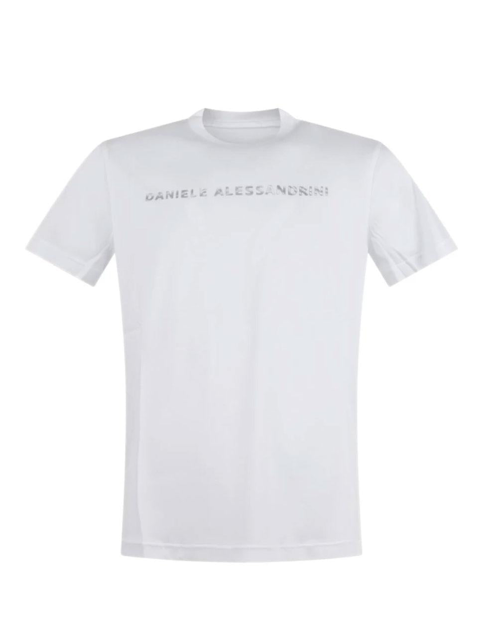 DANIELE ALESSANDRINI T-shirt Daniele Alessandrini uomo DUTC0029 bianca DUTC0029MD0006 1000