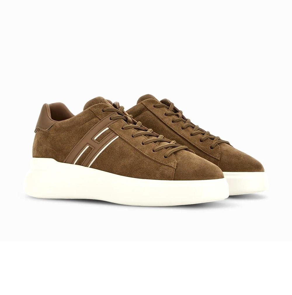 HOGAN Sneakers Hogan uomo HXM5800DV42UHO01VVB804 H580 grigie pelle scamosciata HXM5800DV42UHO01VV B804