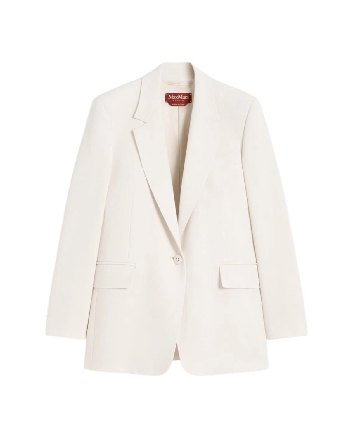 STUDIO Blazer Studio donna 2616041025600 060 Bosco monopetto in cady Beige<BR/> 2616041025600 060