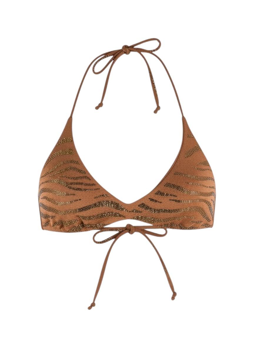 MC2 SAINT BARTH Bikini top MC2 SAINT BARTH donna HES0001 08605L18 Marrone zebrato HES000108605L 18