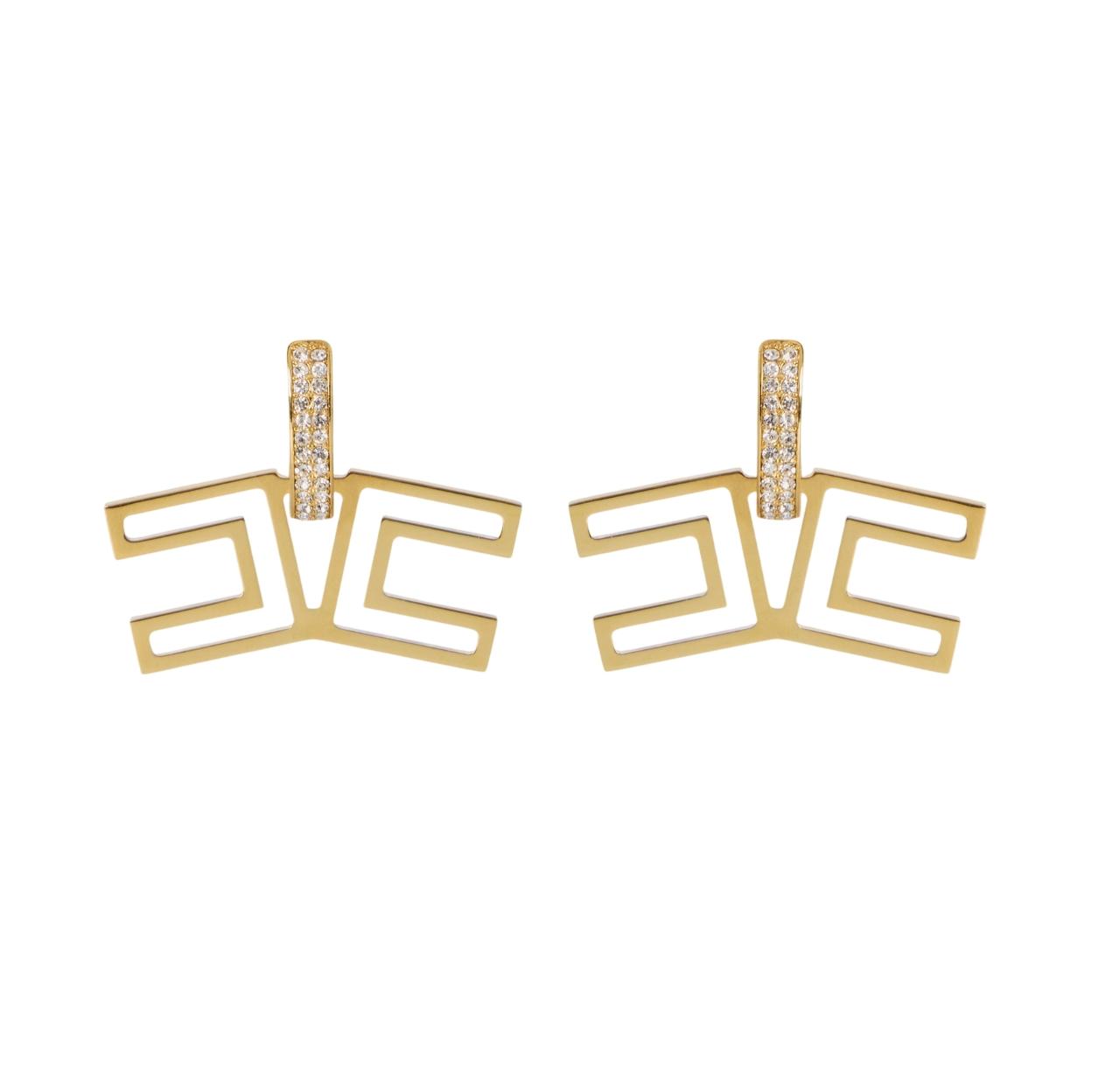 ELISABETTA FRANCHI Orecchini Elisabetta Franchi donna OR31A61E2U95 The Femme Paradox Oro <BR/> OR31A61E2 U95