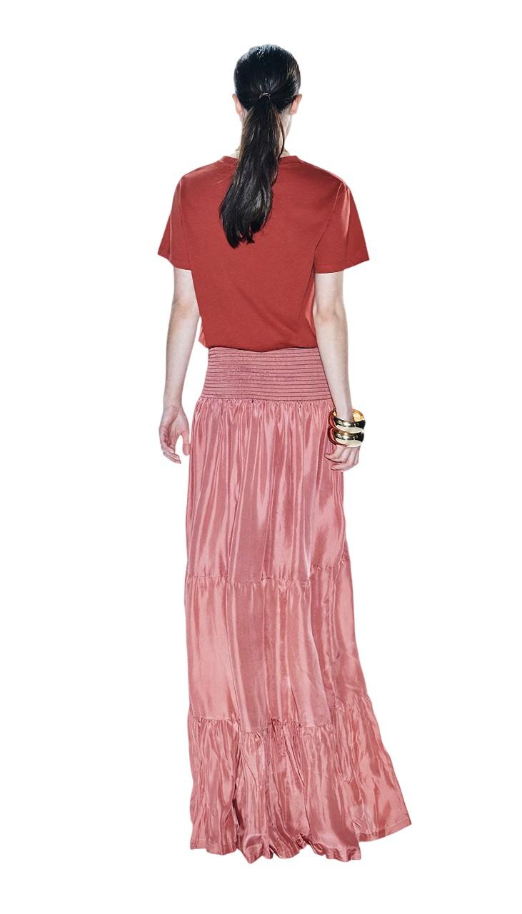 ANIYE BY Gonna Aniye By donna 185022 02490 Long Skirt Mina Ciliegia<BR/> 185022 02490