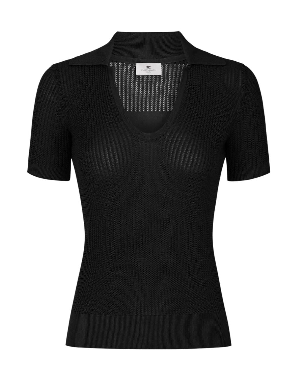 ELISABETTA FRANCHI Maglia Elisabetta Franchi donna MK74Q61E2110 Nero<BR/> MK74Q61E2 110