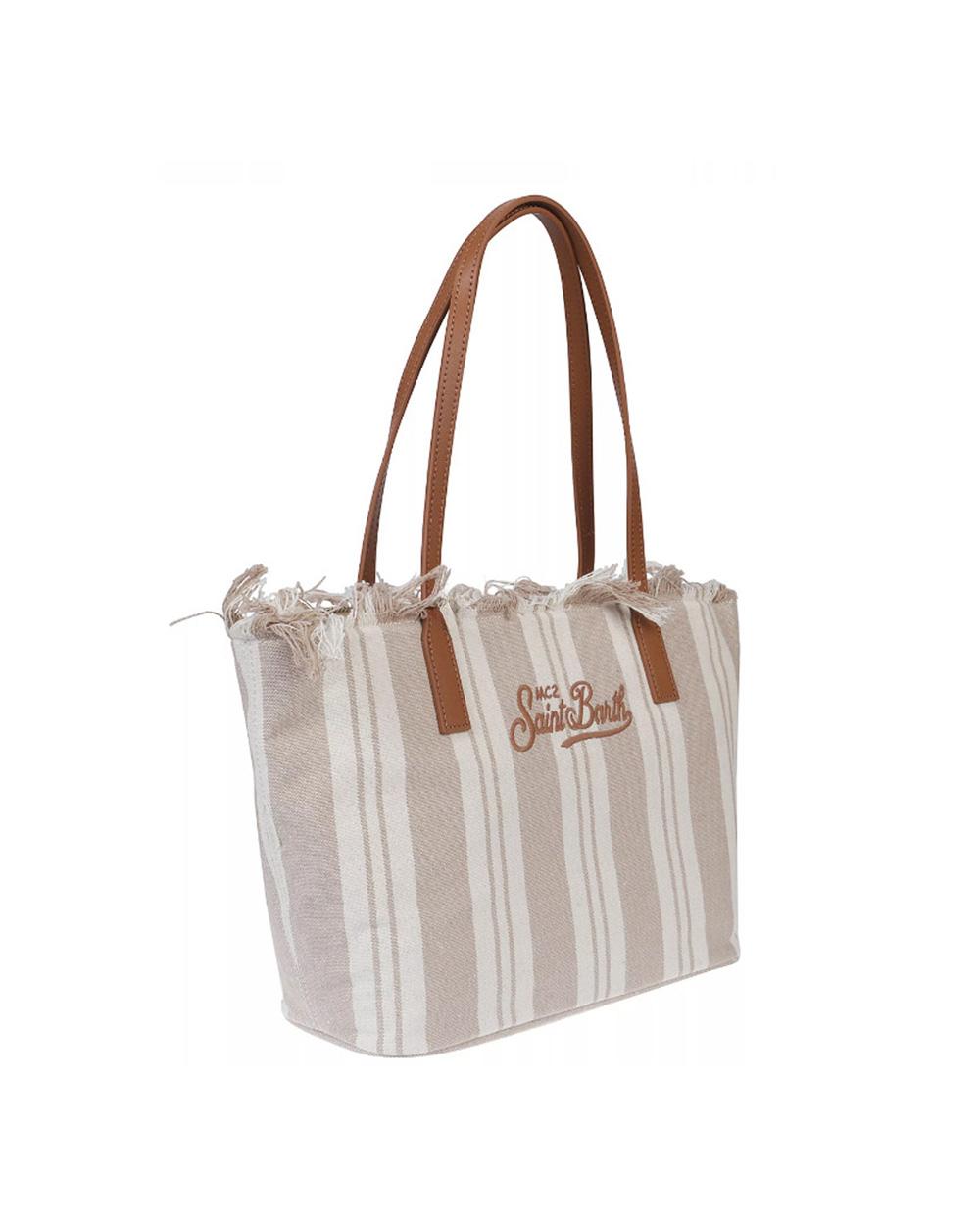 MC2 SAINT BARTH Borsa MC2 SAINT BARTH donna CITY BAG STRIPES CBF000100589L Sabbia CBF000100589L 1118