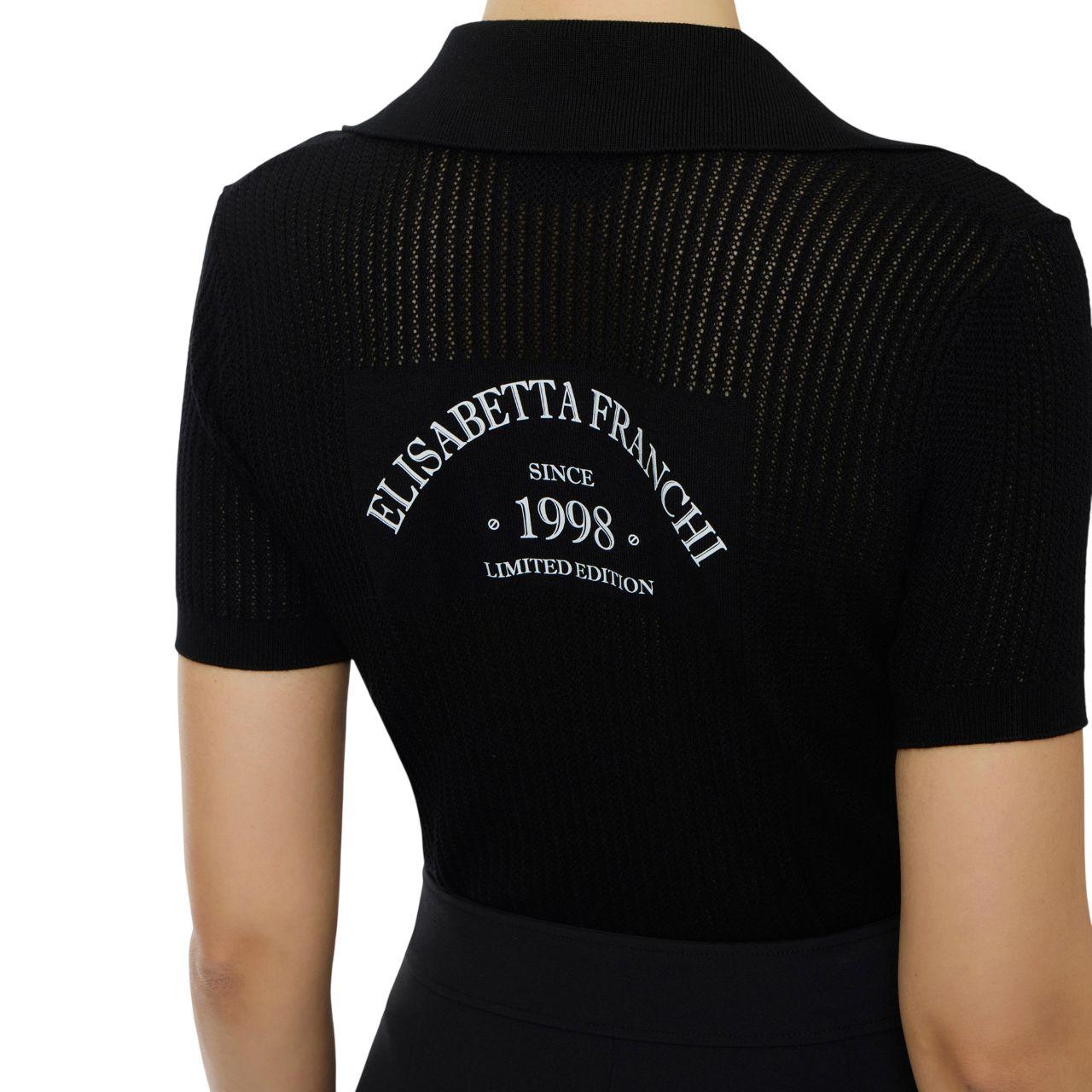 ELISABETTA FRANCHI Maglia Elisabetta Franchi donna MK74Q61E2110 Nero<BR/> MK74Q61E2 110