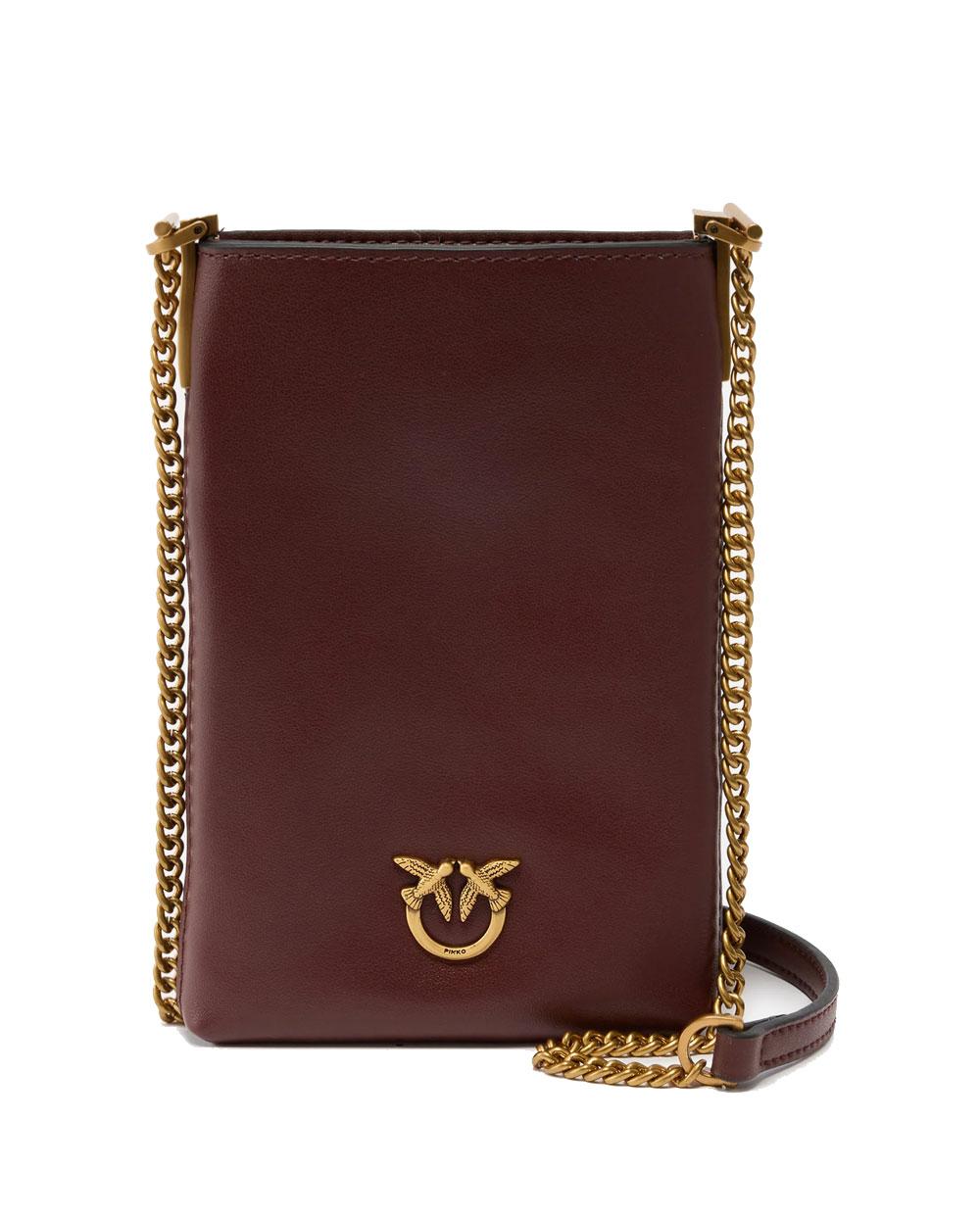 PINKO Phone case Pinko donna 106403A0QO bordeaux 106403A0QO R49Q