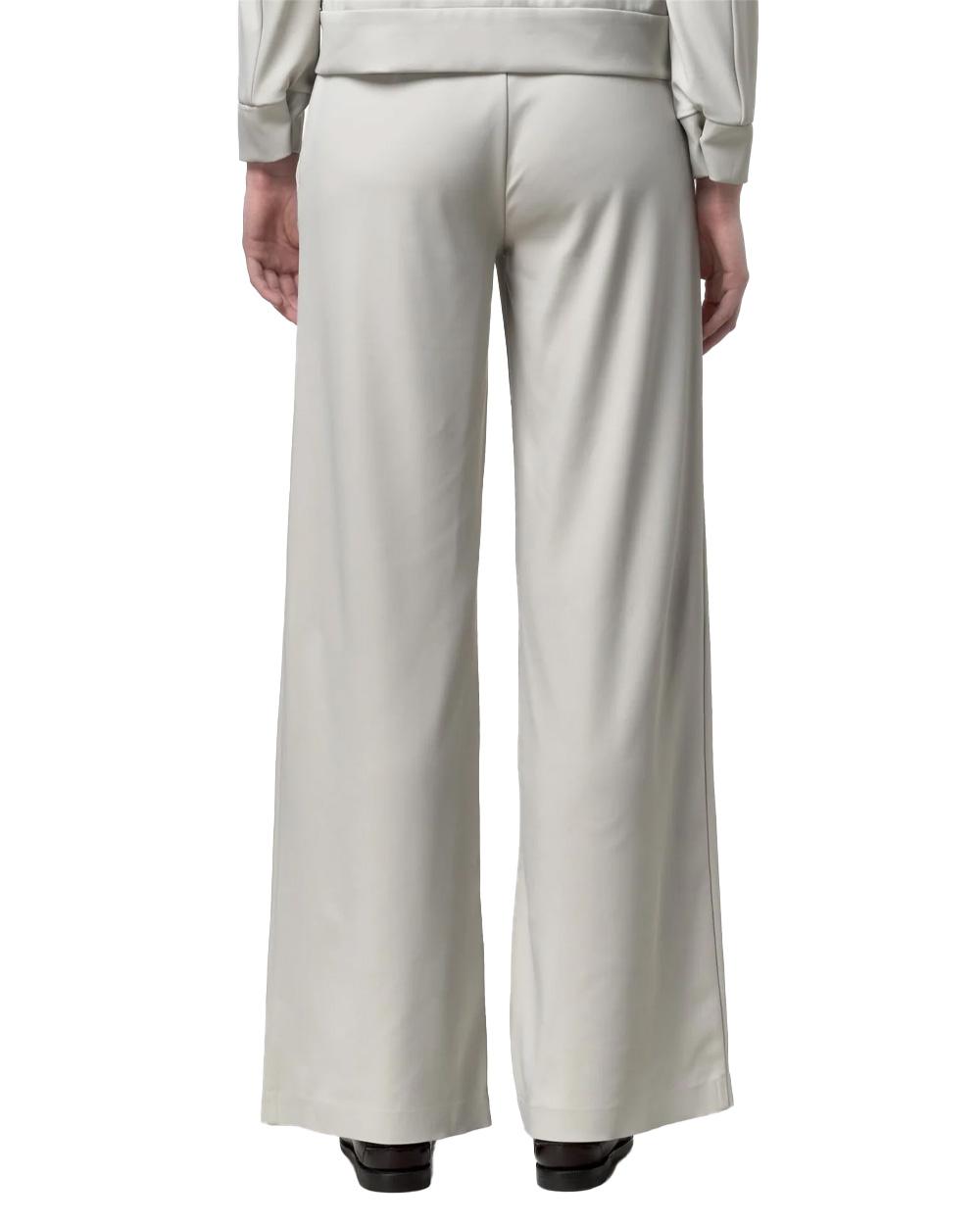 K-WAY Pantalone K-WAY donna K8148GW JALLE SL SPACER Beige elasticizzato antipiega zip gamba ampia K8148GW 634