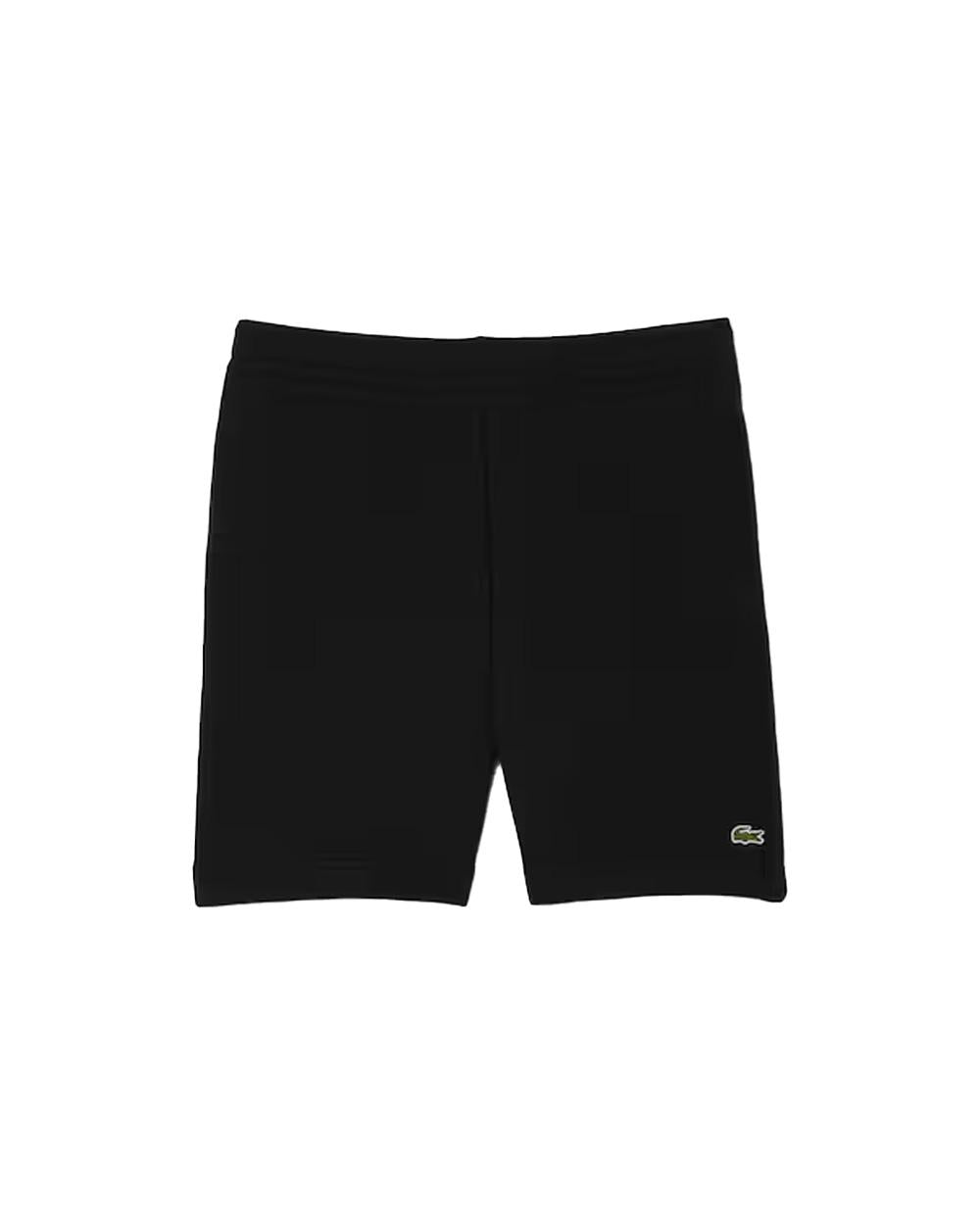 LACOSTE Bermuda LACOSTE uomo GH9860 Nero coulisse taglio dritto tasche coccodrillo GH9860 031