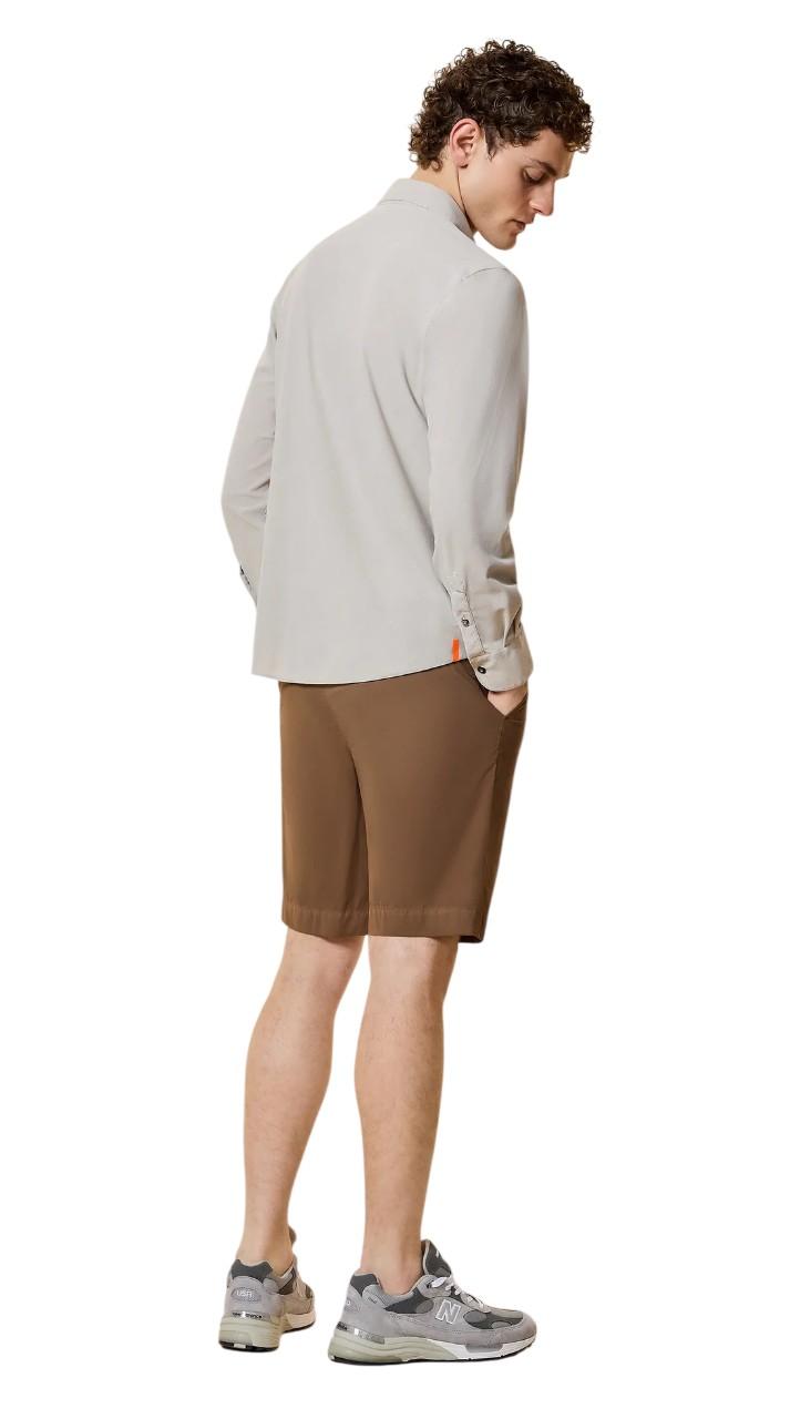 RRD Camicia RRD uomo 26256 85 Techno Wash Piquè Shirt in jersey stretch Sabbia<BR/> 26256 85