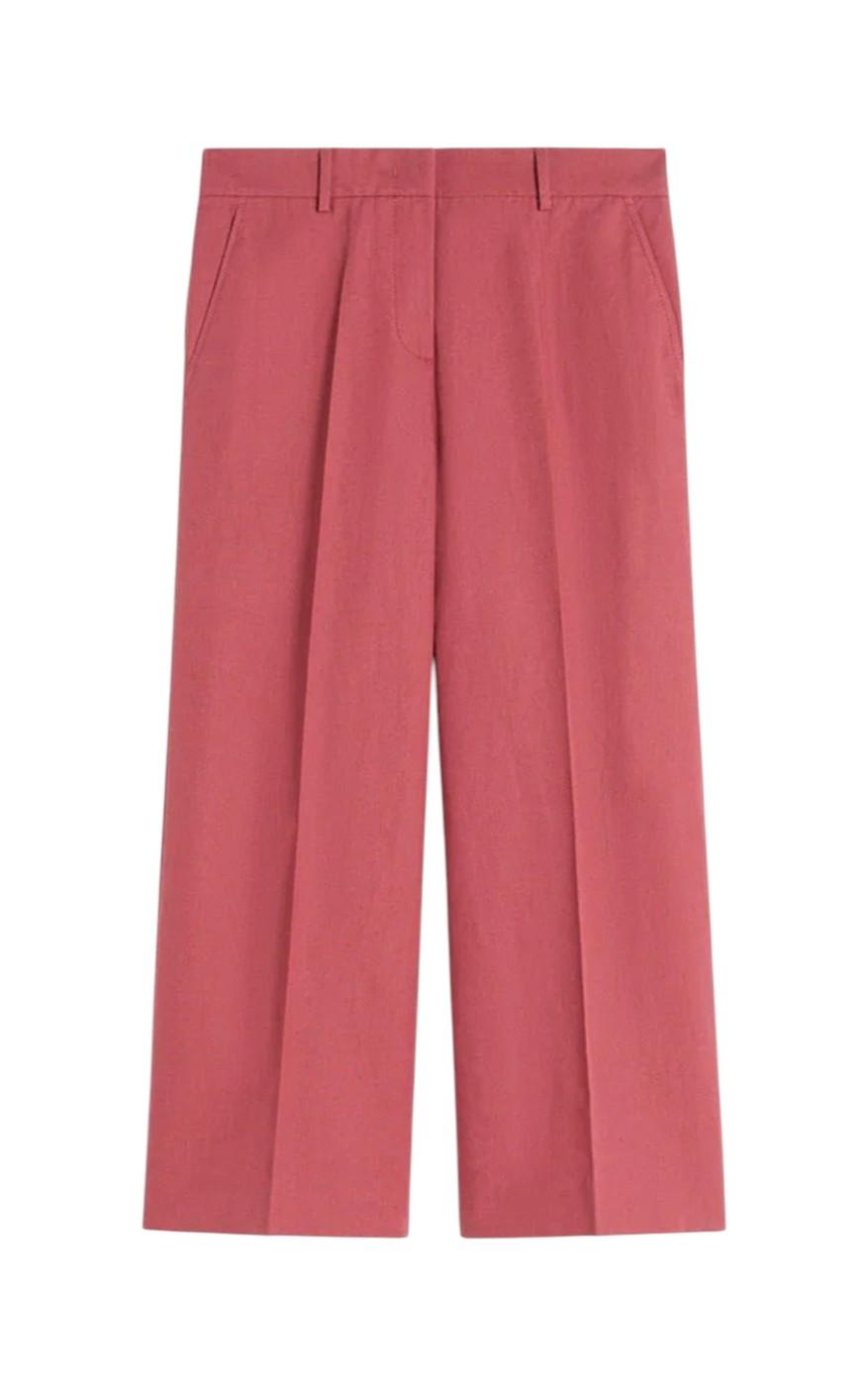 WEEKEND Pantalone Weekend 2615131052600 021 Zircone taglio cropped Ciliegia <BR/> 2615131052600 021