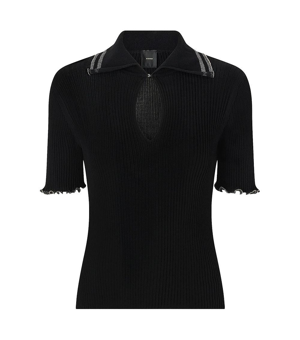 PINKO Polo Pinko donna 106287A343 Calore nera 106287A343 Z99