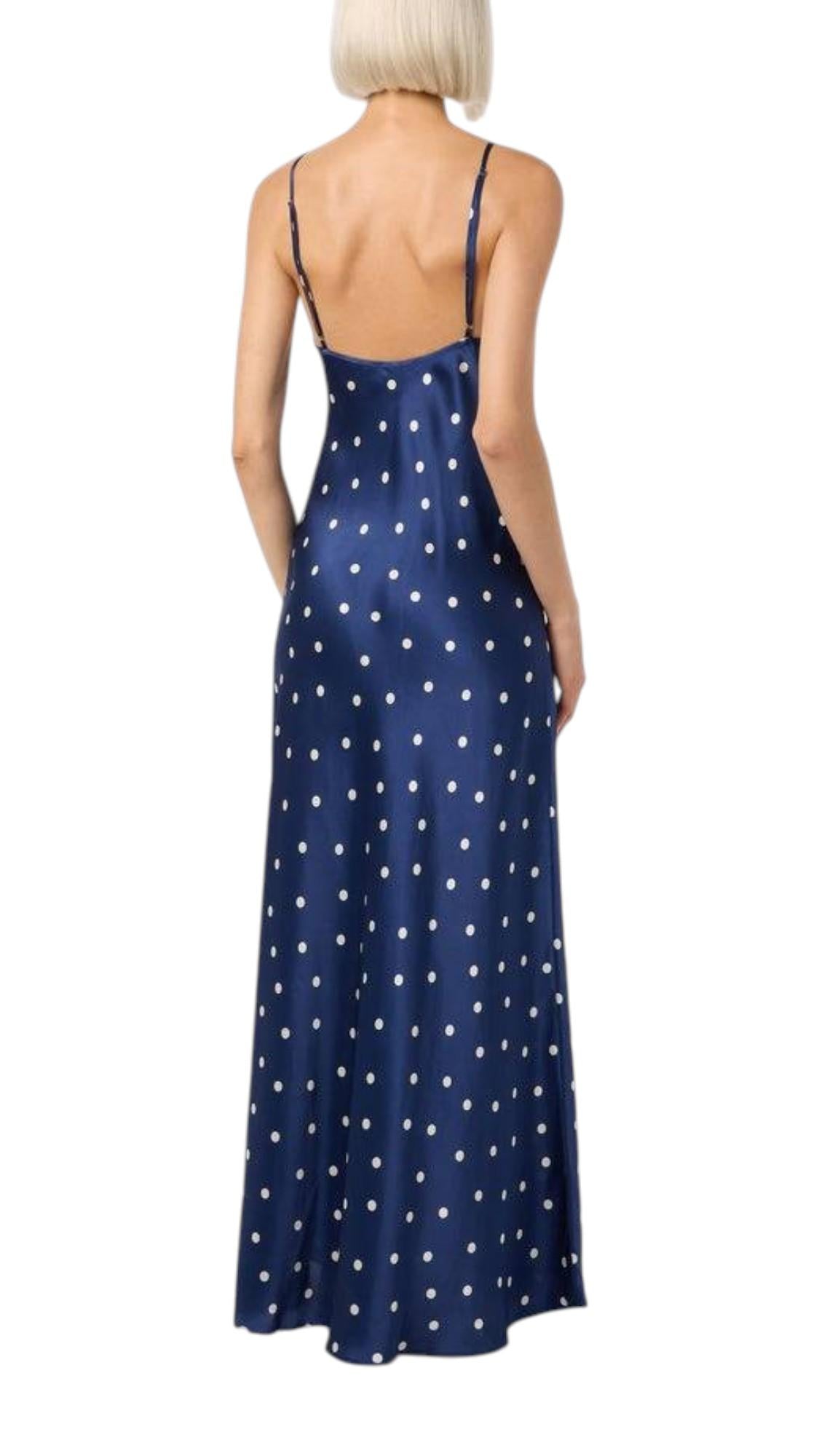 MC2 SAINT BARTH Abito MC2 SAINT BARTH donna KTY00010 1651L 61 Ravel Silk Coriandol Pois in seta con stampa a pois Blu<BR/> KTY000101651L 61