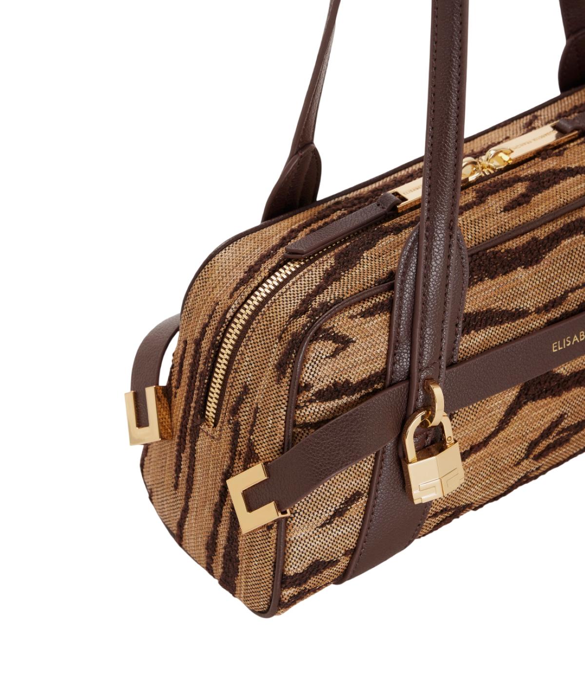 ELISABETTA FRANCHI Borsa donna Elisabetta Franchi BS11A62E2470 Tigre Cammello<BR/> BS11A62E2 470