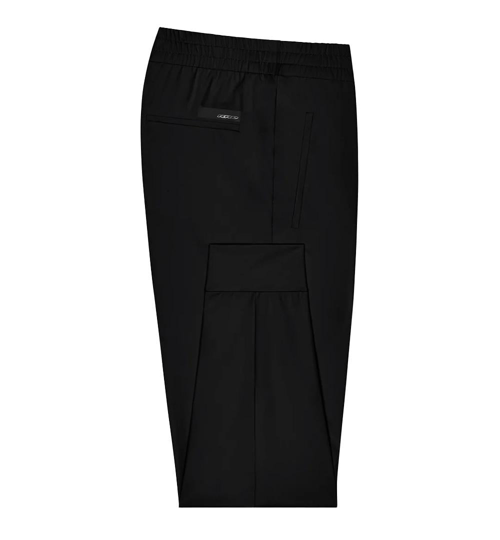 RRD Pantalone Rrd Surflex Jumper Pant uomo 25303 Nero arricciatura coulisse logo arancio 25303 10