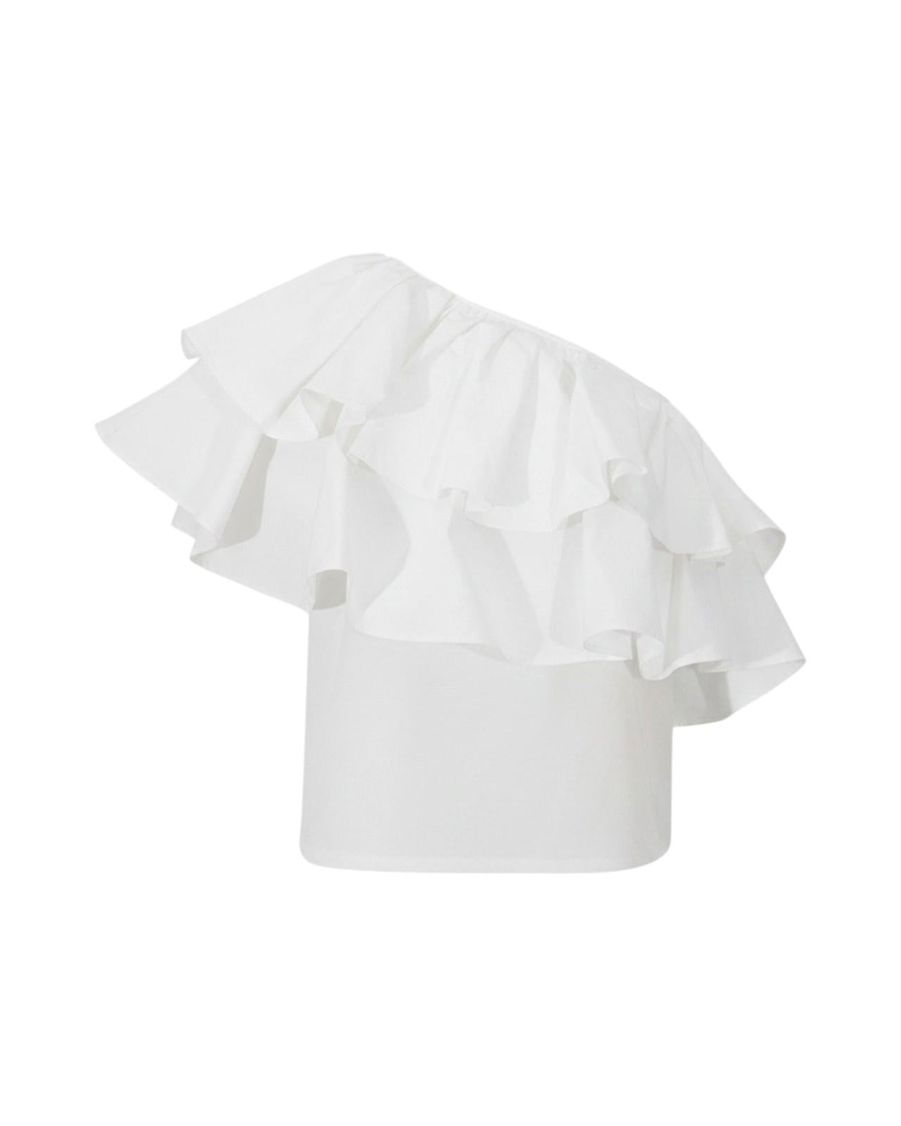 STUDIO Top Studio donna 2616941014600 001 Orca couture in jersey di cotone Bianco<BR/> 2616941014600 001