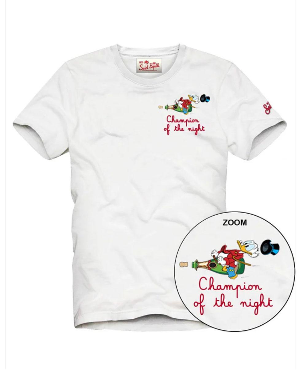 MC2 SAINT BARTH T-shirt Mc2 Saint Barth uomo Portofino Scrooge Champion Night bianca POT000104204L 01N