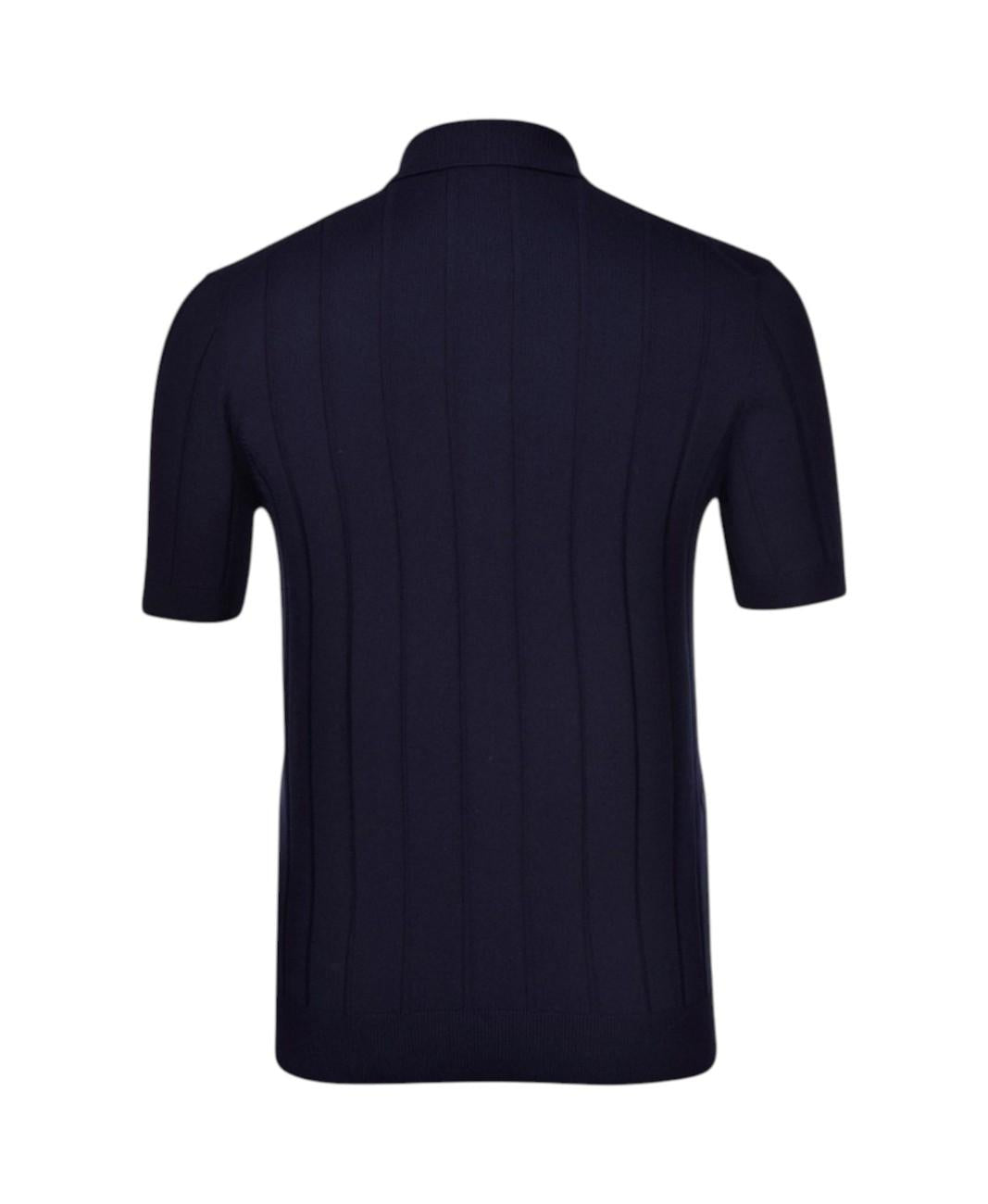 GRAN SASSO Maglia Gran Sasso uomo 5714320634 598 Fresh Cotton a coste Blu<BR/> 5714320634 598