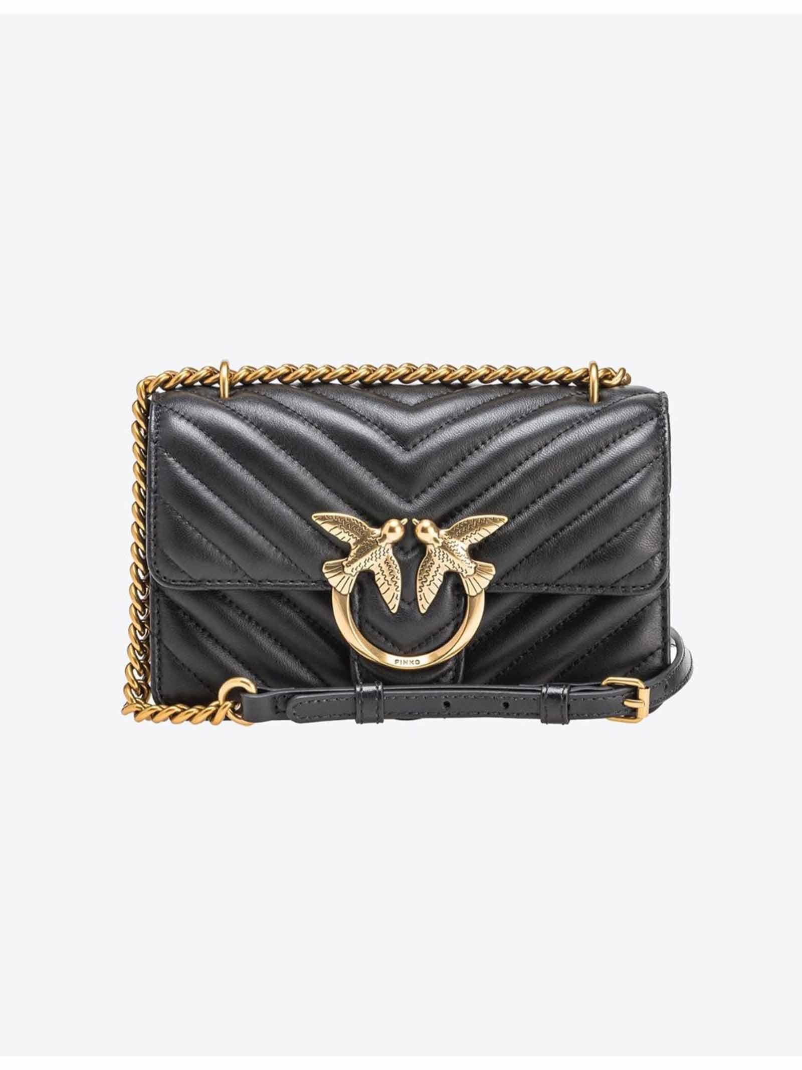 PINKO Mini Love Bag One Chevron 100074 A0GK Z99Q