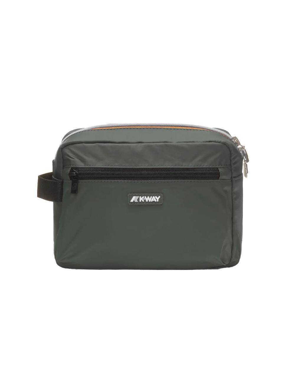 K-WAY Pochette K-WAY unisex K4127TW DEMU Verde impermeabile idrorepellente antivento tasca K4127TW WMR