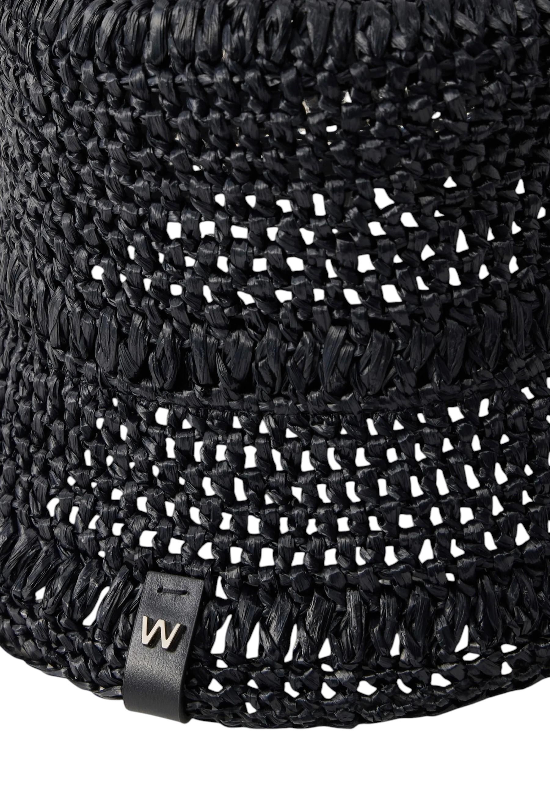 WEEKEND Cappello Weekend donna 2615571045600 006 Fragore intrecciato Nero<BR/> 2615571045600 006