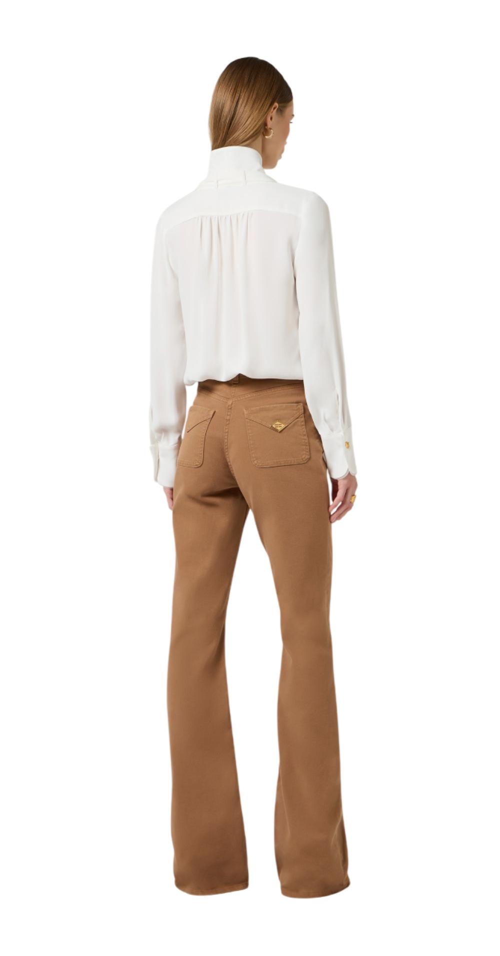 ELISABETTA FRANCHI Camicia Elisabetta Franchi donna CA14661E2360 Avorio<BR/> CA14661E2 360