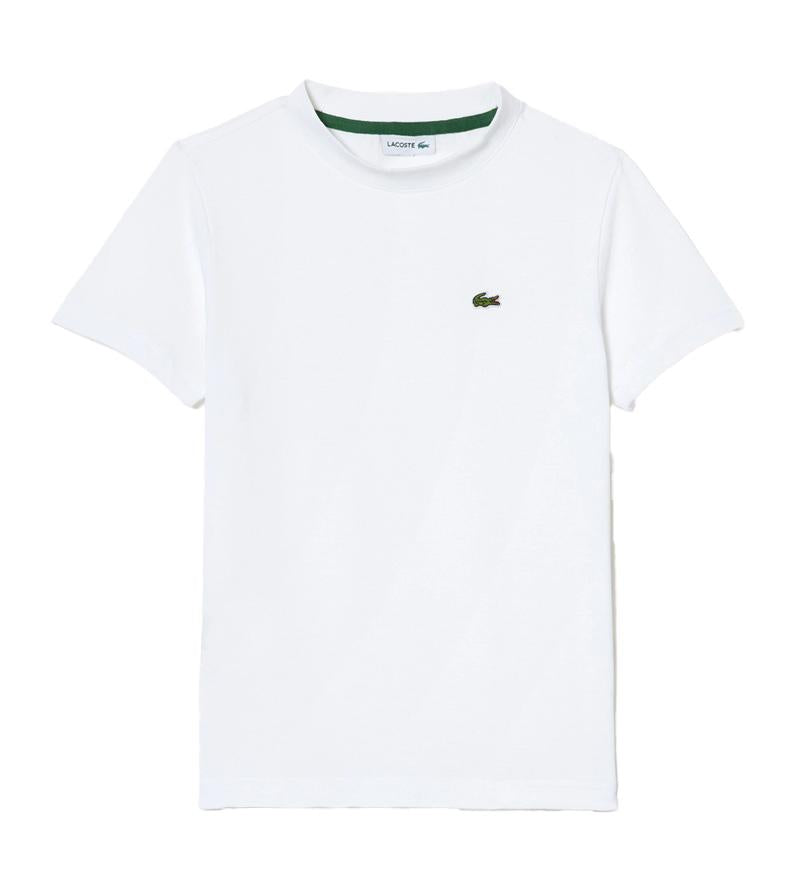 LACOSTE T-shirt Lacoste bambino TJ1122 001 regular bianca girocollo TJ1122 001