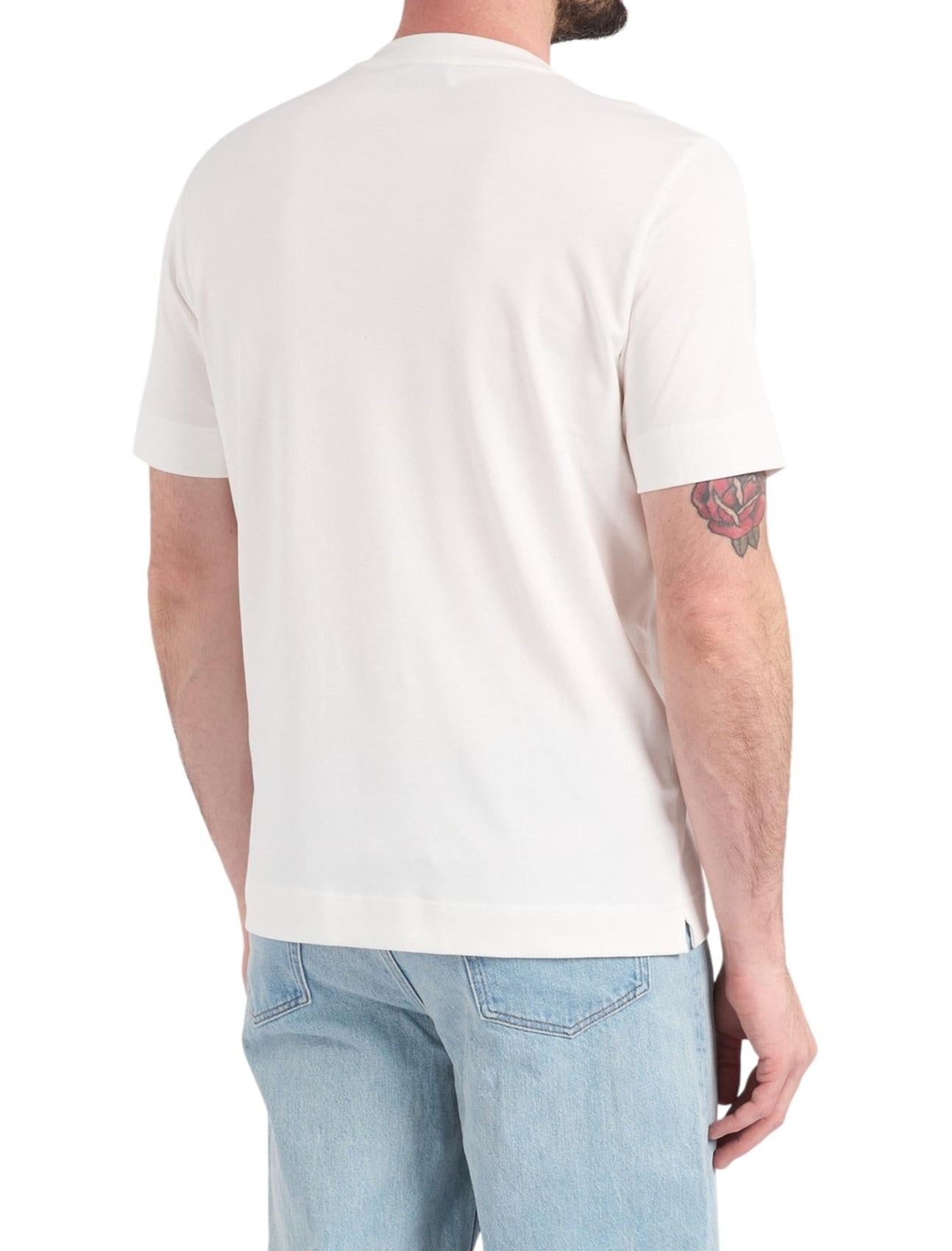 GRAN SASSO T-shirt Gran Sasso uomo 6013981001 005 Interlock cotone pima Bianco<BR/> 6013981001 005