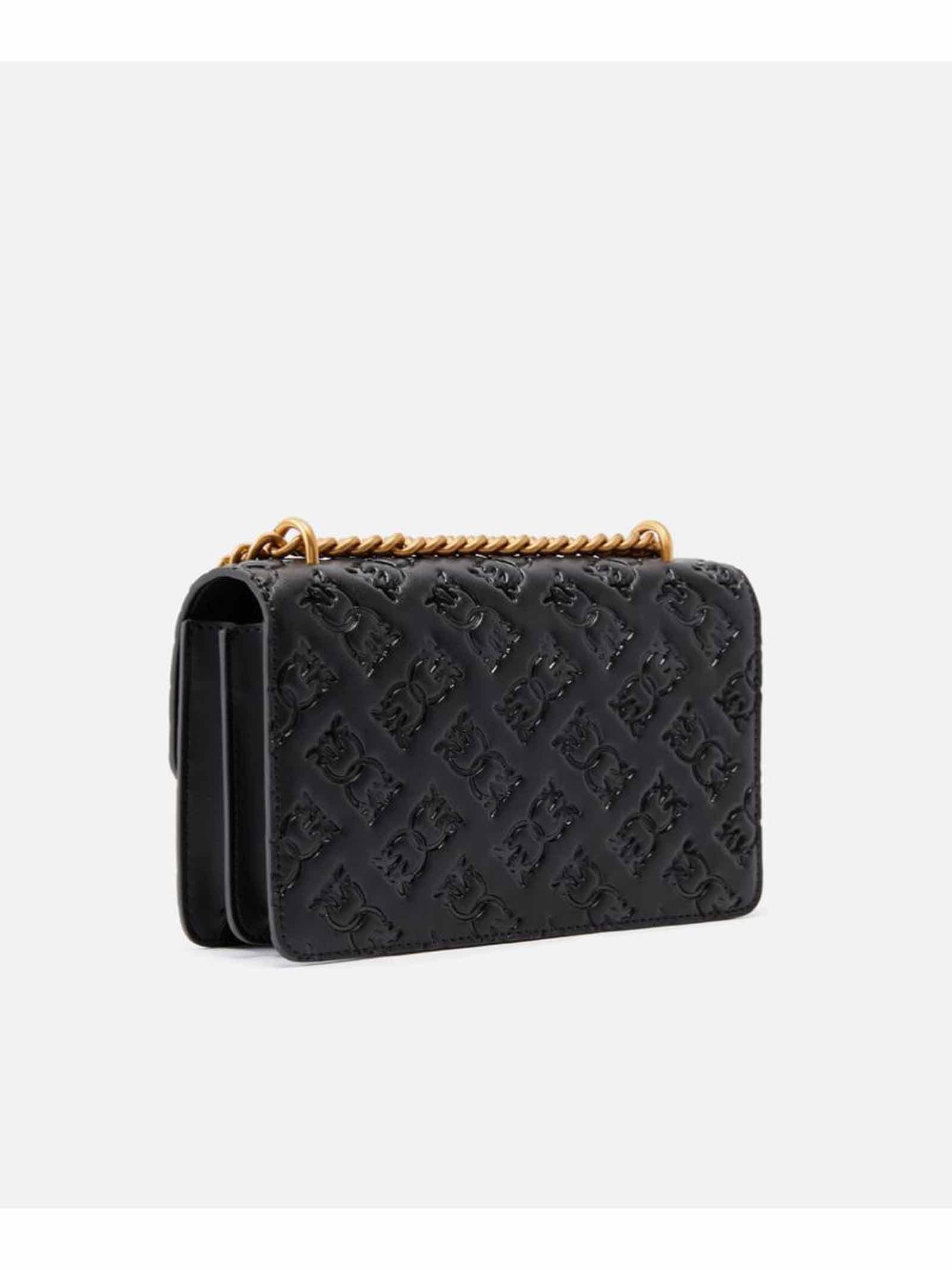 PINKO Mini borsa a tracolla Love Bag con logo imprimè 100074 A1YB Z99Q