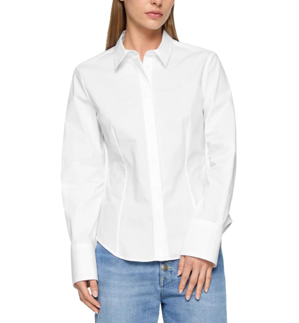 DONDUP Camicia Dondup donna DC397PS0012 XXX Bianca cotone slim popeline stretch DC397PS0012 XXX 000