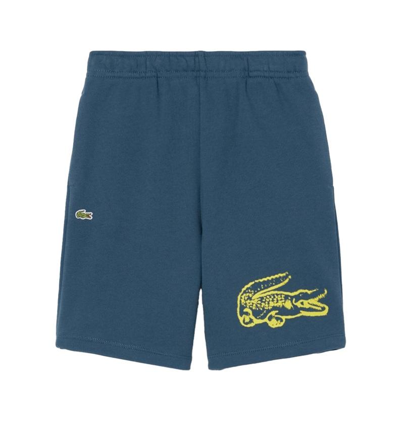 LACOSTE Bermuda Lacoste bambino GJ8470R C7Z blu stampa GJ8470R C7Z