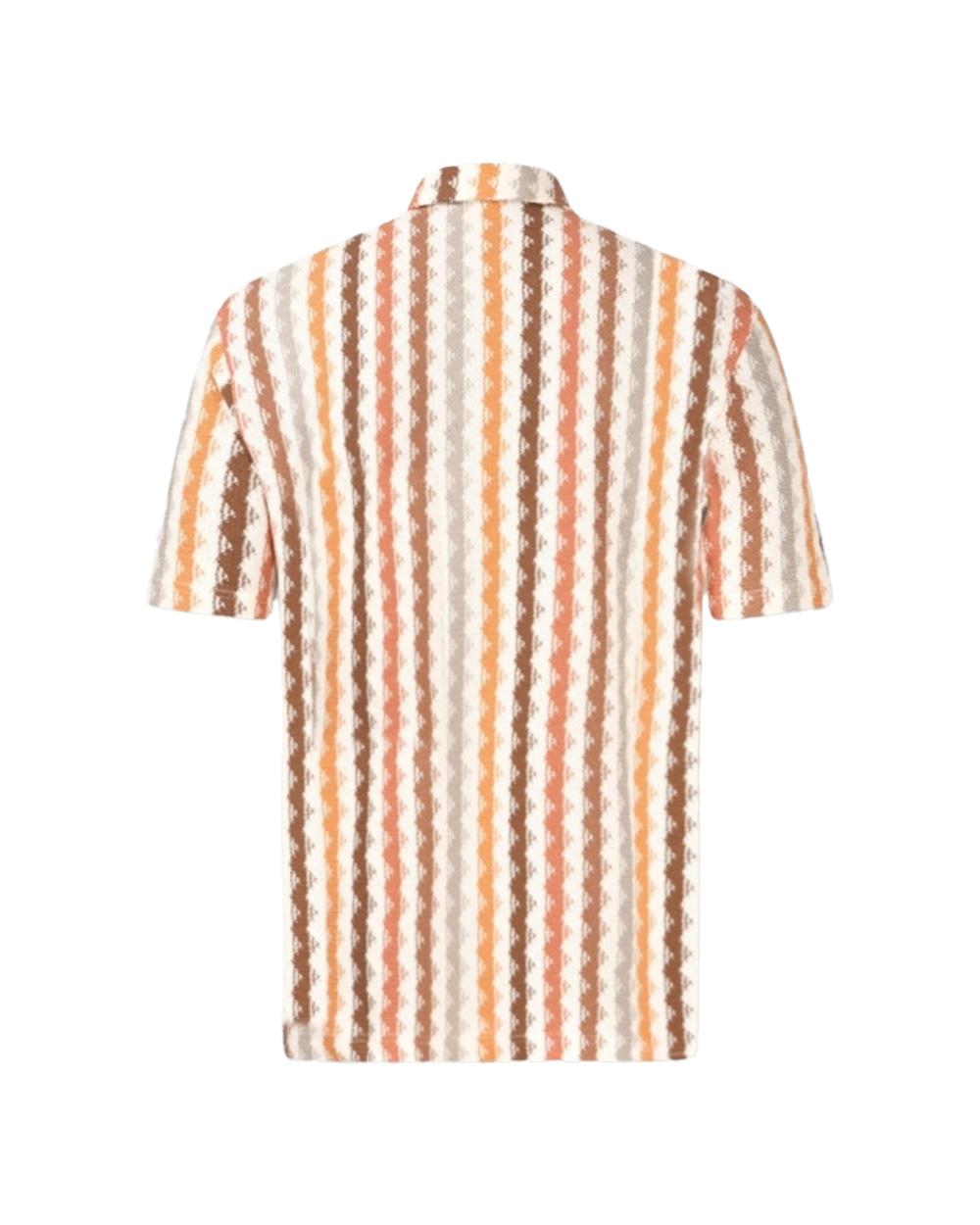 GRAN SASSO Camicia GRAN SASSO uomo 6019965100 Fantasia cotone maniche corte etnica 6019965100 350