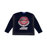 Maglia ArtSuperMoney uomo LS104 99 Long Sleeve Grillz Nero
