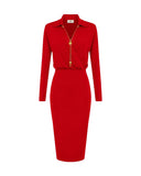 Abito ELISABETTA FRANCHI donna AM19S66E2 Rosso