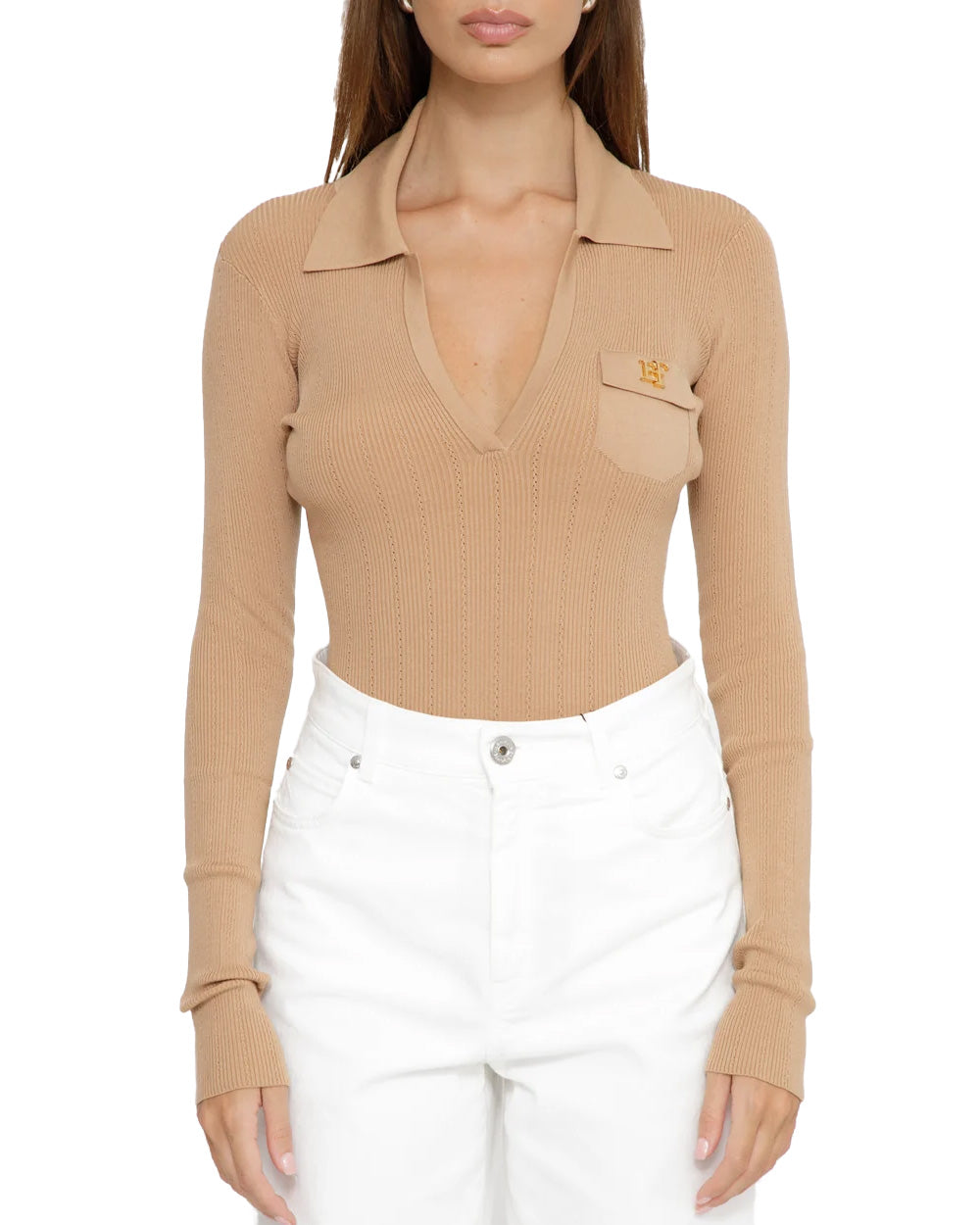 ELISABETTA FRANCHI Body ELISABETTA FRANCHI donna BK02B66E2 Beige BK02B66E2 FK4 