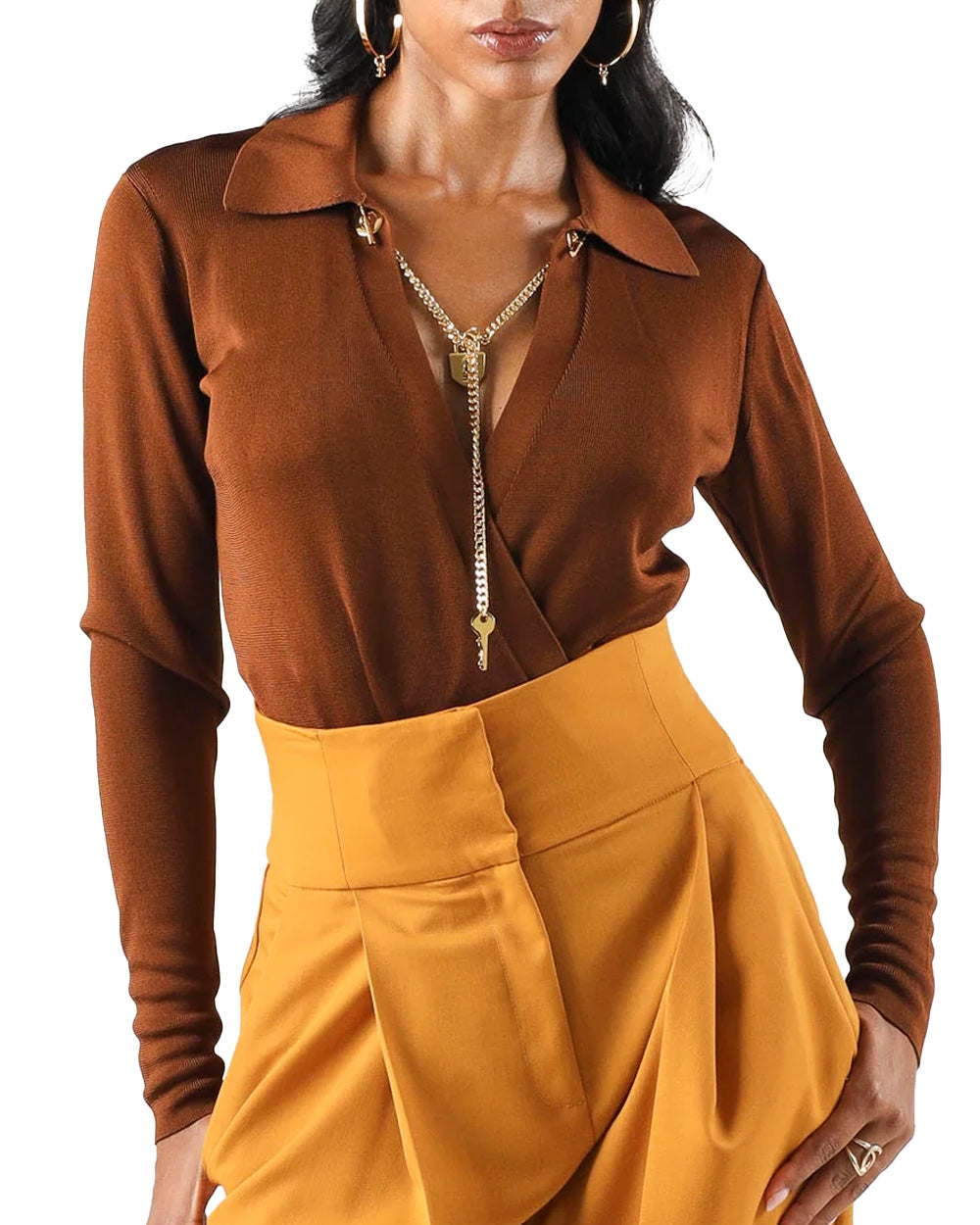 ELISABETTA FRANCHI Body ELISABETTA FRANCHI donna BK03S66E2 Sigaro BK03S66E2 FK3 