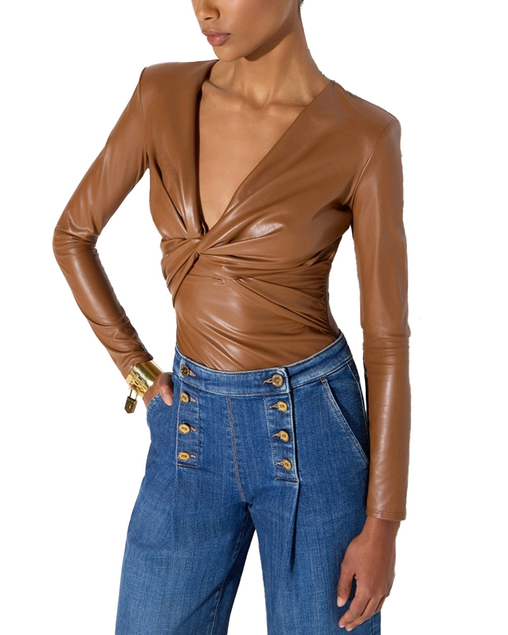 ELISABETTA FRANCHI Body ELISABETTA FRANCHI donna BO04566E2 Sigaro BO04566E2 FK3 