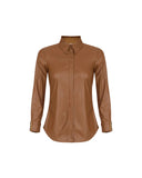 Camicia ELISABETTA FRANCHI donna CA19566E2 Sigaro