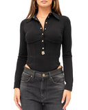 Body ELISABETTA FRANCHI donna CB00466E2 Nero