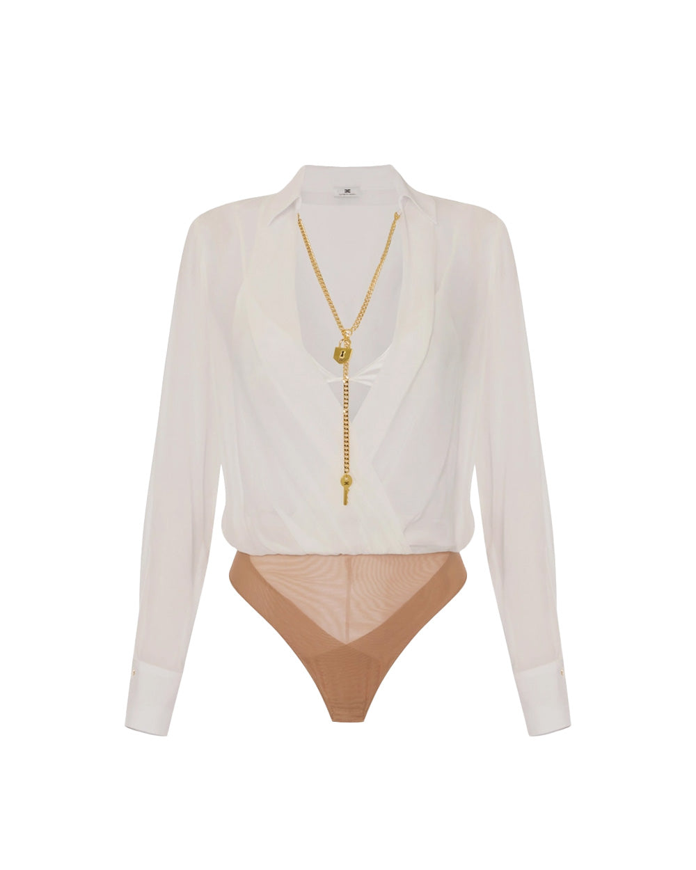 ELISABETTA FRANCHI Body ELISABETTA FRANCHI donna CB00966E2 Avorio CB00966E2 360 