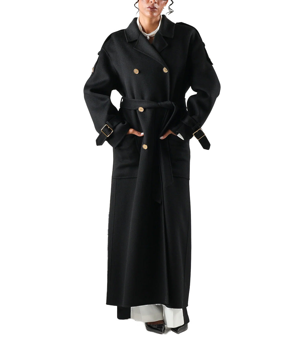 ELISABETTA FRANCHI Cappotto ELISABETTA FRANCHI donna CP02D66E2 Nero CP02D66E2 110 