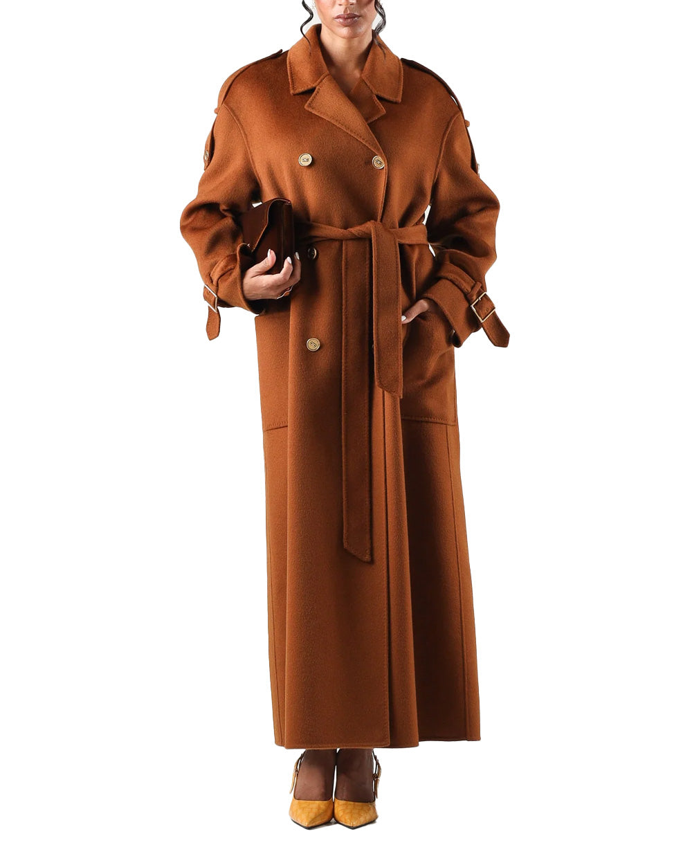 ELISABETTA FRANCHI Cappotto ELISABETTA FRANCHI donna CP02D66E2 Sigaro CP02D66E2 FK3 